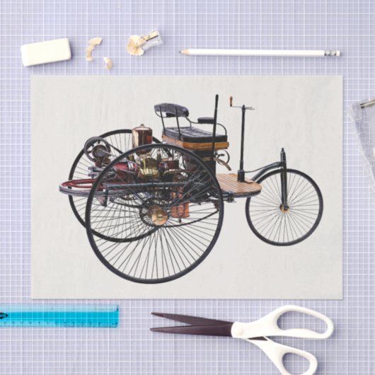 Wasserfarbe für antikes Fahrzeug Seidenpapier (Handwerk)