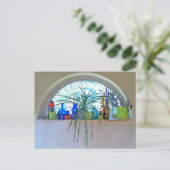 Wasserfarbe für Halbmond Postkarte (Stehend Vorderseite)