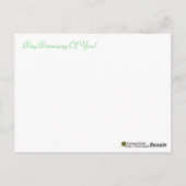 Wasserfarbe für Halbmond Postkarte (Rückseite)