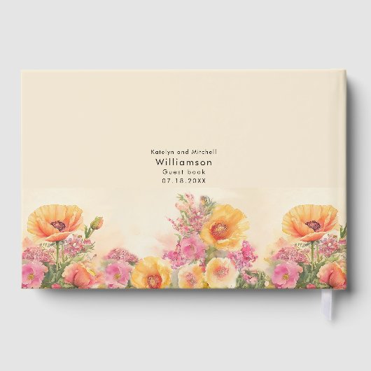 Wasserfarbe für Kernfeder Gästebuch (Rückseite)