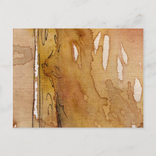 Wasserfarbe für künstlerischen Hintergrund Postkarte