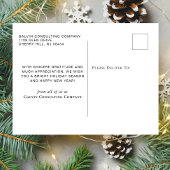 Wasserfarbe für Pinienbäume Postkarte