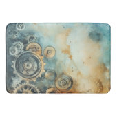 Wasserfarbe für Steampengeere - Uhrwerk Badematte (Vorderseite)