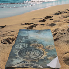 Wasserfarbe für Steampengeere - Uhrwerk Strandtuch