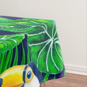 Wasserfarbe für tropische und tropische Gärten Tischdecke (Beispiel)