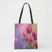 Wasserfarbe für Tulpen Tasche (Vorderseite)
