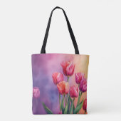 Wasserfarbe für Tulpen Tasche (Rückseite)