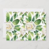 Wasserfarbe für Weißspitzen und Leaf - Save the Da Save The Date (Rückseite)