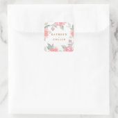 WASSERFARBE GARDEN WEDD Aufkleber Siegel (Tasche)