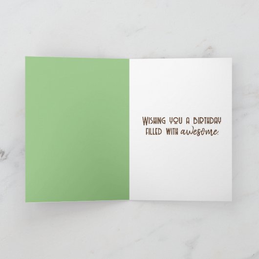 Wasserfarbe Geburtskaktus in Pot Karte (Innenseite)