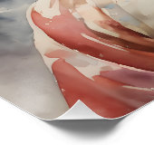 Wasserfarbe Geisha no 12 Poster (Ecke)