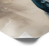 Wasserfarbe Geisha no 3 Poster (Ecke)