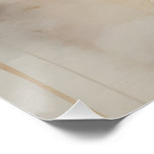 Wasserfarbe Geisha nr. 13 Poster (Ecke)