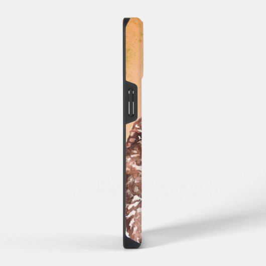 Wasserfarbe gekippt unglückliche grauenhafte graue iPhone hülle (Rechte Seite)