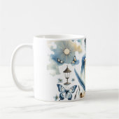 Wasserfarbe Gemini Kaffeetasse (Links)
