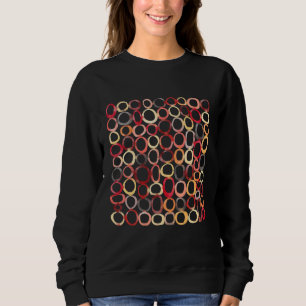 Wasserfarbe Gemustert Graphic Abstrakt Painting D Sweatshirt