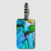 Wasserfarbe Gepäckanhänger (Vorderseite Vertikal)