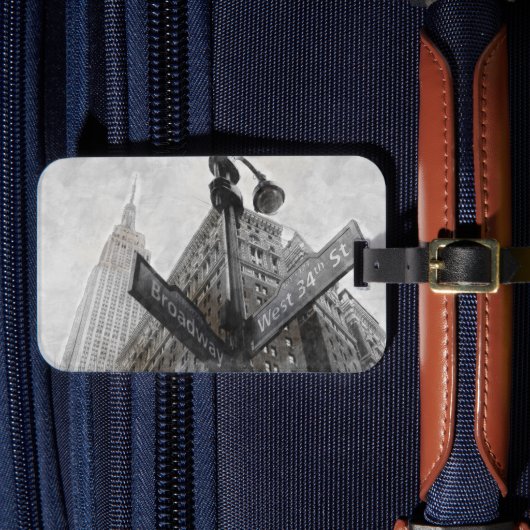 Wasserfarbe Gepäckanhänger (Vorderseite Insitu 4)