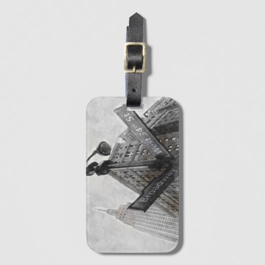 Wasserfarbe Gepäckanhänger (Vorderseite Vertikal)