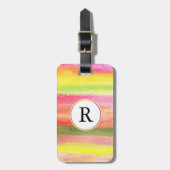 Wasserfarbe Gepäckanhänger (Vorderseite vertikal)