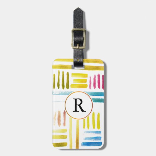 Wasserfarbe Gepäckanhänger (Vorderseite vertikal)