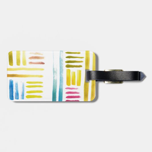 Wasserfarbe Gepäckanhänger (Rückseite horizontal)