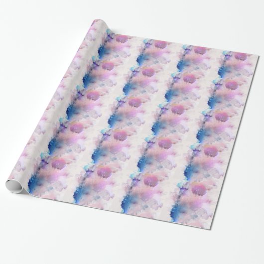 Wasserfarbe Geschenkpapier (Ungerollt)
