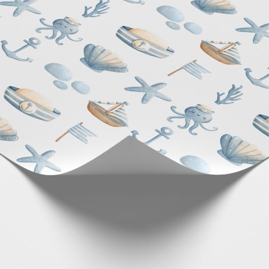 Wasserfarbe Geschenkpapier (Ecke)