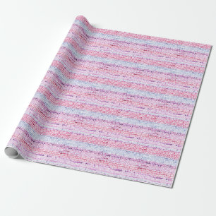 Wasserfarbe gestrichen: Rosa graue Polka Geschenkpapier