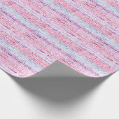 Wasserfarbe gestrichen: Rosa graue Polka Geschenkpapier (Ecke)