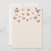 Wasserfarbe gibt er mir Brautparty Einladung (Rückseite)