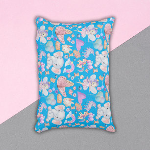 Wasserfarbe Girly Whimsical   Dekokissen