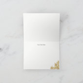 Wasserfarbe Glitzer Pumpkin Danke Karte (Innenseite)