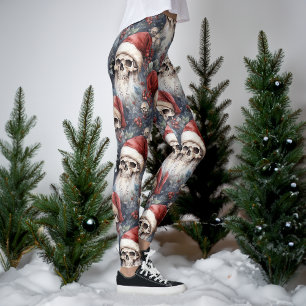 Wasserfarbe Gotische Weihnachtsschnecken in Weihna Leggings