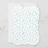 Wasserfarbe Grad | Abschluss Einladung (Rückseite)