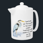 Wasserfarbe Große blaue Heron Inspiration Zitat<br><div class="desc">Original Aquarell Great Blue Heron Bird mit einem inspirierenden,  ermutigenden und aufschlussreichen Zitat</div>