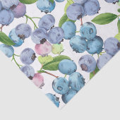 Wasserfarbe Große Juicy Blueberry Seidenpapier (Ausschnitt)