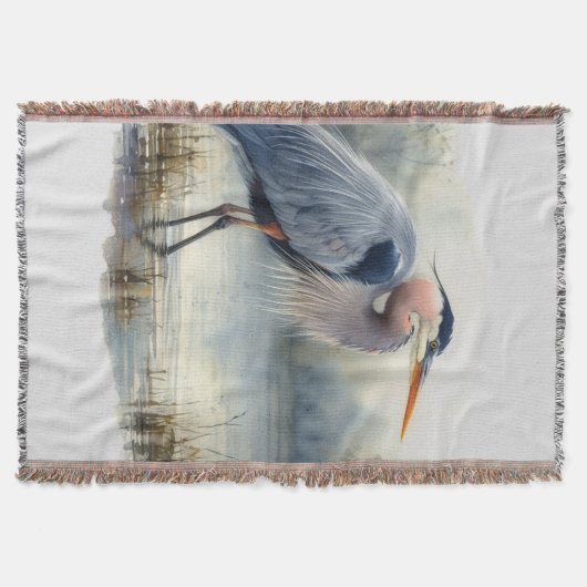 Wasserfarbe Grosses Blaues Meer Decke (Vorderseite)