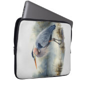 Wasserfarbe Grosses Blaues Meer Laptopschutzhülle (Vorne Rechts)