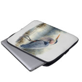 Wasserfarbe Grosses Blaues Meer Laptopschutzhülle (Vorne Knopf)