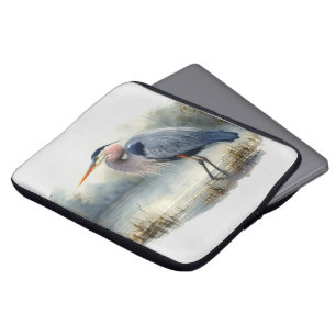 Wasserfarbe Grosses Blaues Meer Laptopschutzhülle