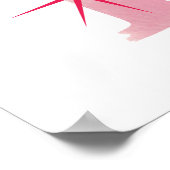 Wasserfarbe H Poster (Ecke)