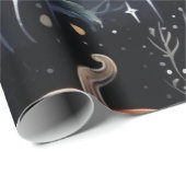 Wasserfarbe Halloween Pumpkin Geschenkpapier (Rolleneckpunkt)