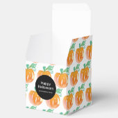 Wasserfarbe Halloween Pumpkin Trick oder Treat Can Geschenkschachtel (Geöffnet)