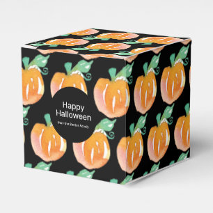 Wasserfarbe Halloween Pumpkin Trick oder Treat Can Geschenkschachtel