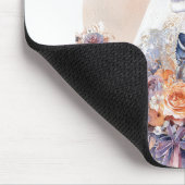 Wasserfarbe Halloween Skeleton Mousepad (Ecke)