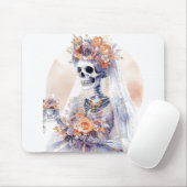 Wasserfarbe Halloween Skeleton Mousepad (Mit Mouse)