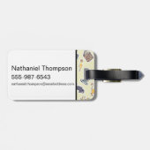 Wasserfarbe Harry Potter Icons Gepäckanhänger (Rückseite horizontal)