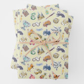 Wasserfarbe Harry Potter Icons Geschenkpapier Set (Beispiel)