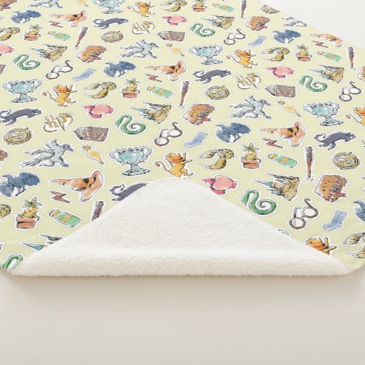 Wasserfarbe Harry Potter Icons Sherpadecke (3/4)